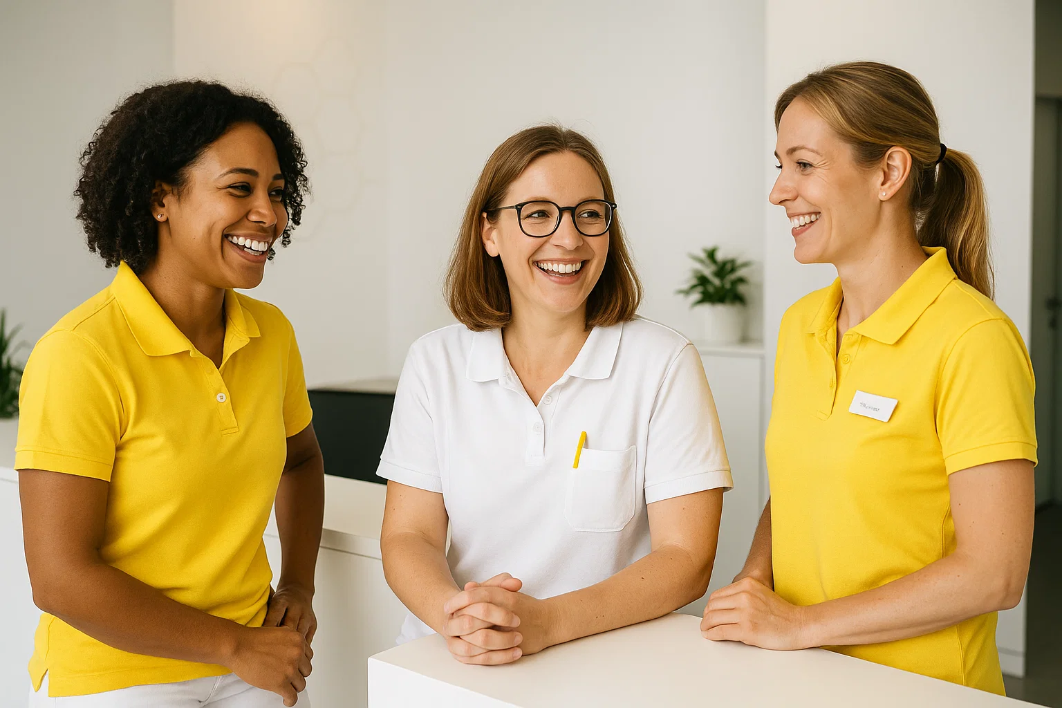 Medizinisches Team im Gespräch